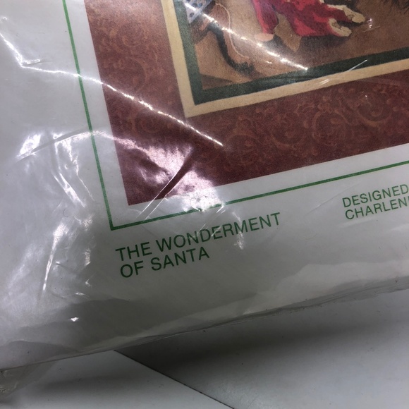 SUNSET Stitchery Kit THE WONDERMENT OF SANTA Vtg Christmas #2086 Cross-Stitch - Picture 10 of 14